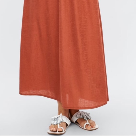 ZARA LEATHER FLAT TASSLE BRAIDED WHITE SANDALS BRAND NEW WITH TAGS US 7.5 EUR 38 - Picture 8 of 10